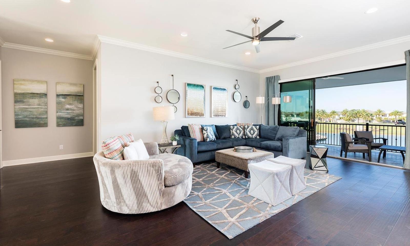 Upscale 8 Bdrm Villa With Home Theater At Reunion كيسيمي المظهر الخارجي الصورة